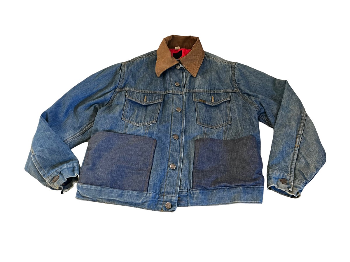 ジャケット・アウター 70s Sears Roebucks Denim Jacket Vintage 70s SEARS Roebucks Blue Denim Trucker Jean Jacket Quilted