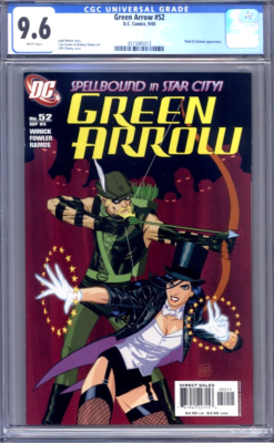 Green Arrow #52 CGC 9.6 DC Comics 2005 Flash & Zatanna Appearance