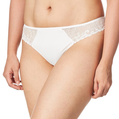 Slip Féminin SIMONE PERELE Velia - Taille FR 4 - Couleur Sable - Neuf Avec étiquettes