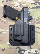 Black Kydex Holster for Glock 19 GEN5 Streamlight TLR-6 