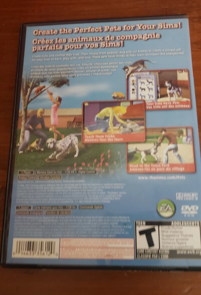 PS2 Sims 2 Pets Video Game CIB - Tested - Greatest Hits Edition - Playstation 2 - Image 2 of 3