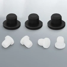 Rubber Solid Plugs Silicone Bung Dia 2.7-14mm Seal Hole Plugs Blanking End Caps