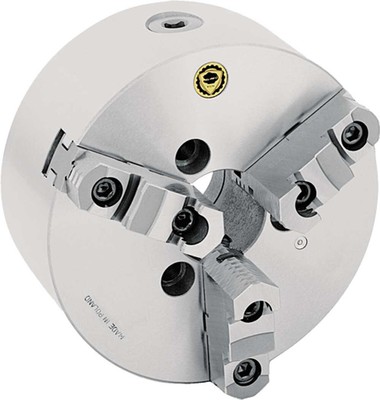Bison 10'' A2-5 Direct Mount 3-Jaw Semi-Steel Scroll Lathe Chuck