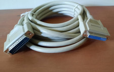 14FT DB25 25-Pin DB 25 Male to Female Serial Printer Cable Cord Molded