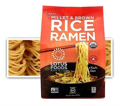 Organic Rice Ramen, Millet & Brown, 10 Oz