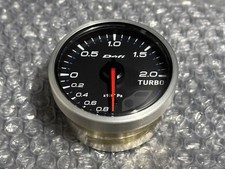 Defi Link Meter 60mm Boost Turbo Gauge Black Old Model Body Used