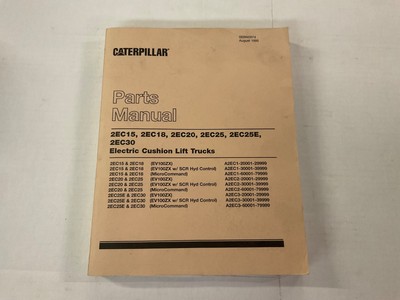 CAT Caterpillar 2EC15 18 20 25 30 Electric Lift Truck Parts Manual SEBN2674