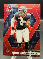 2025 Panini Will Anderson Jr. #24 Mosaic Red Scope Houston Texans