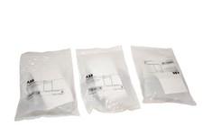 ABB 4TBA831000C0100 Metal Bracket Fixing Lugs 4/pk Lot of 3 Use with ARIA Series