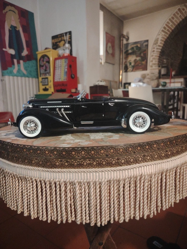 ERTL 1/18 - ALBURN 851 SPEEDSTER (1935) - Modellino Auto Metallo #A21# - Immagine 4 di 4