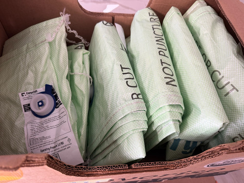 6 Lvl 1 EUC CargoTuff Dunnage Air Bag Woven Polypropylene 5-36x48 and 1-48 x 84