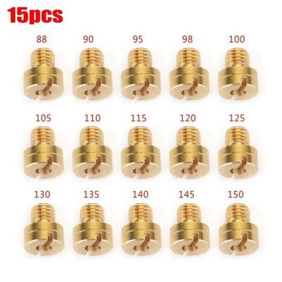 15 x Vergaser Hauptdüsen Kit für Mikuni N604/100 26mm 28mm VM22 VM24 VM26 VM30 88-150