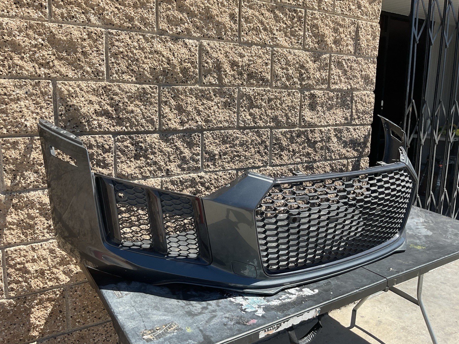 2015 2016 2017 2018 AUDI R8 FRONT BUMPER USED OEM