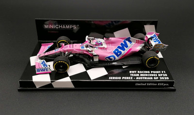 S. Perez BWT Racing Point F1 Mercedes RP20 Austrian GP 2020 Minichamps 1:43