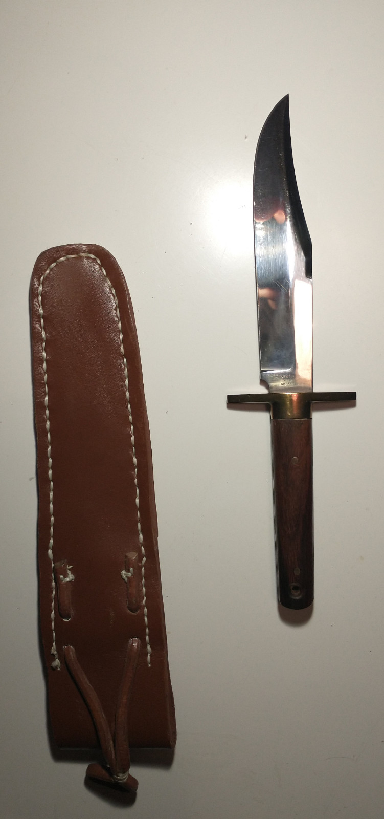 Original Early 20th Century Bowie Knife by H.M. Slater Sheffield Manufacturer