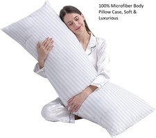 Waterproof Body Pillow Cover Micro Fiber  Single Pack Body Pillow Case 20X54Inch