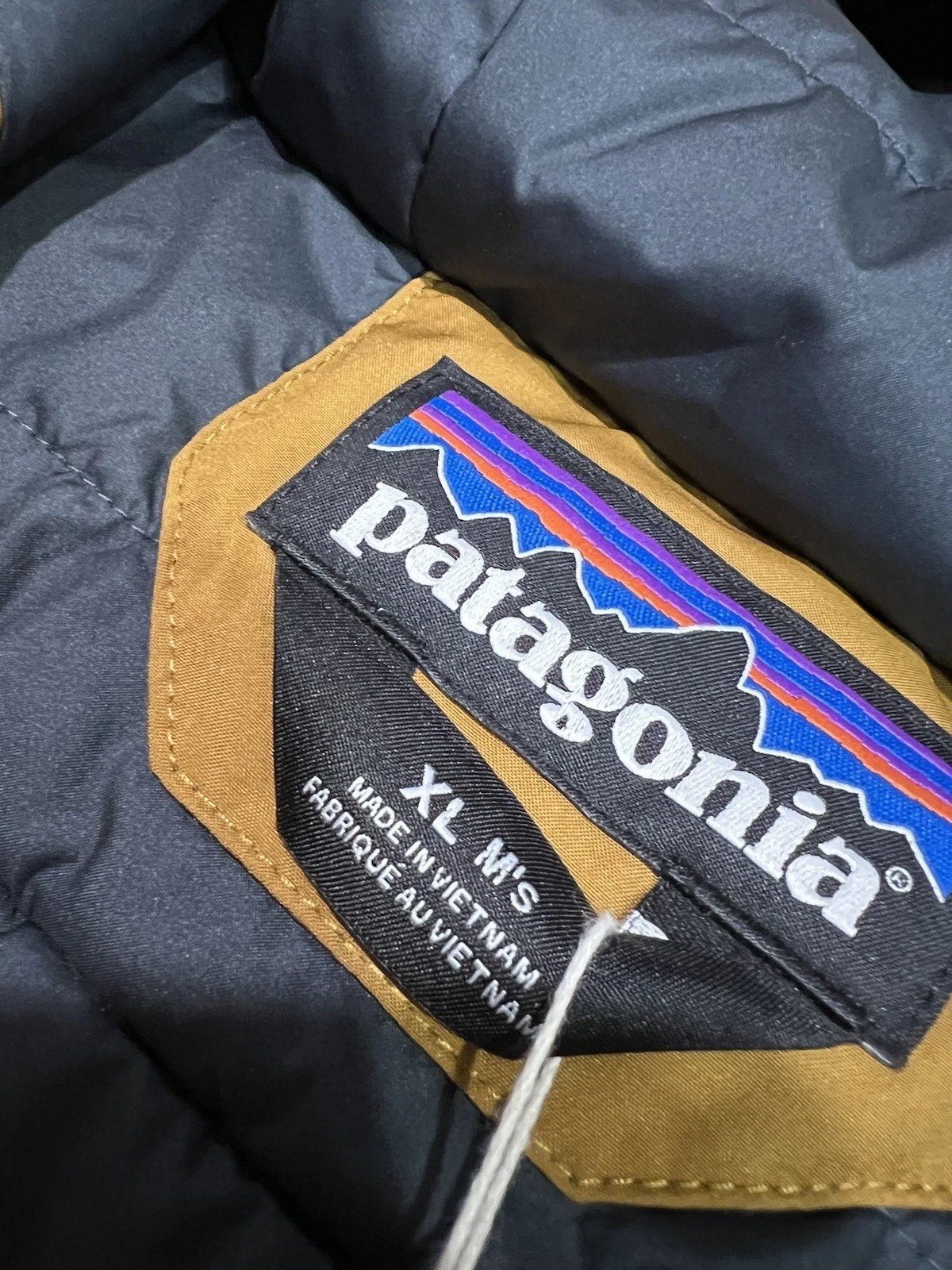 Patagonia Mens Powder Town XL H2No Raptor Brown Insulated Powder Town Ski Jacket - product detail image 7