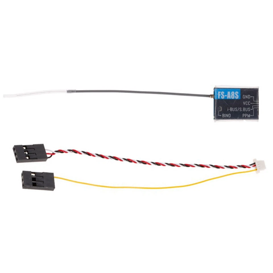 FS-A8S 2.4G 8CH Mini Receiver For Flysky FS-i4 i6 i6S i6X i10 FS-GT2E GT2G GT2F - Image 4 of 4