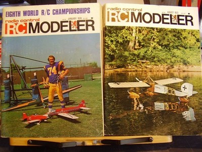 JOB LOT X 7 AMERICAN RADIO CONTROL AIRCRAFT MODELER 1973 1974 MISS KATHY SHELTON