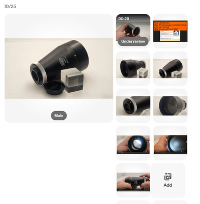 Olympus Tokyo Japan 202183 microscope Photo Tube Adapter  35104