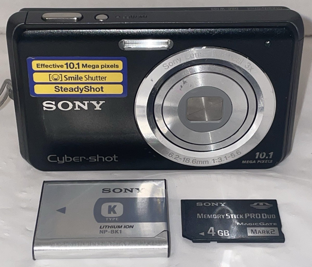 Sony Cyber-shot DSC-W180 10.1MP Digital Camera - Black for
