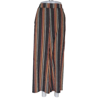 Rainbow, Palazzohose, Größe: 44/46, Schwarz/Orange/Rot/Gelb #qrF