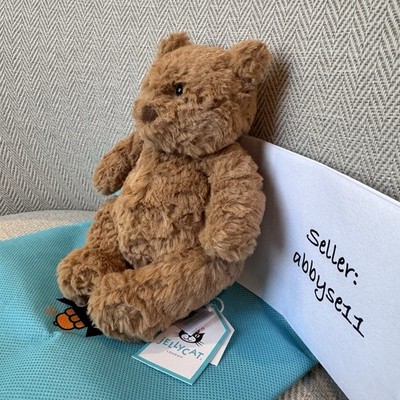 Jellycat Tiny Bartholomew Bear Plush Toy NWT Authentic With Dust