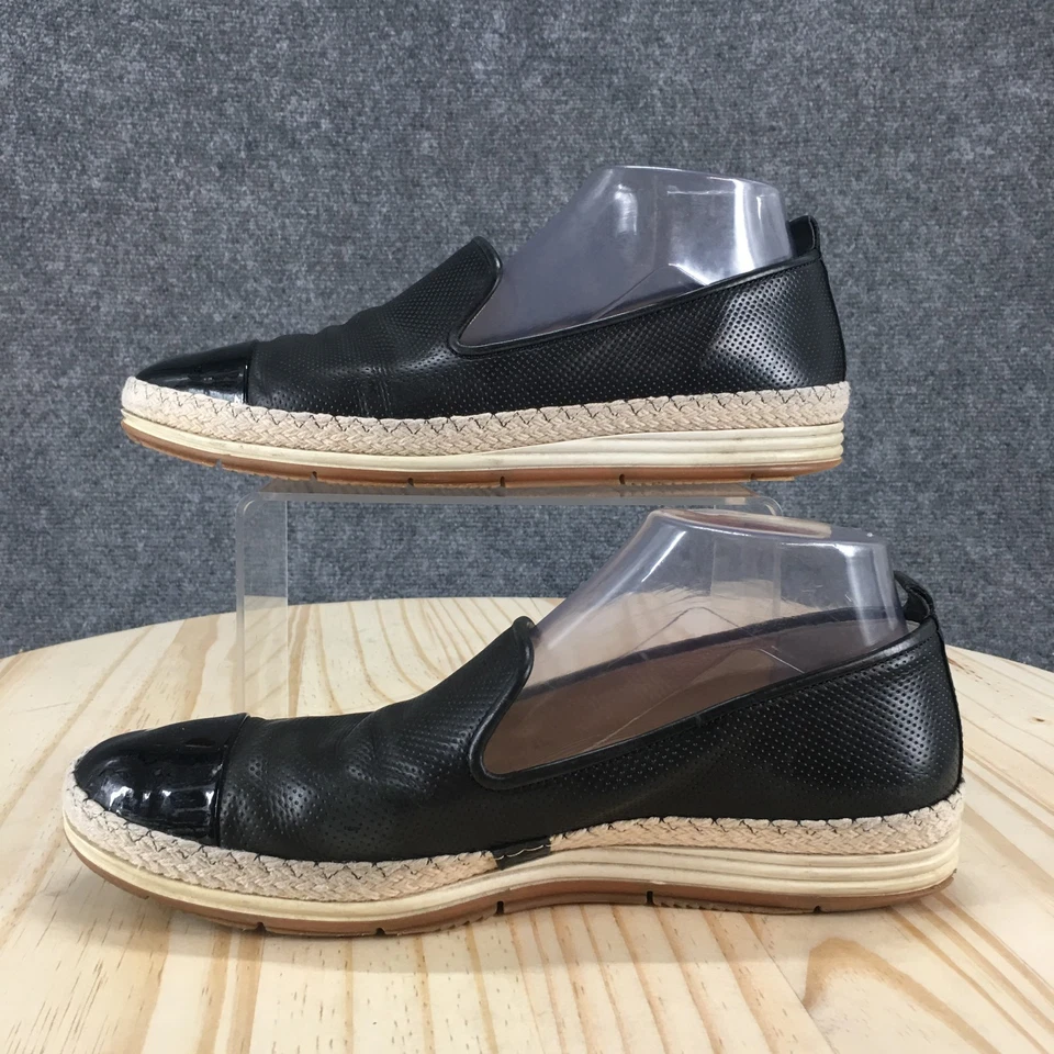 Zapatos Paul Verde Mujer UK 6 US 8.5 Joaquín Alpargata Sin Cordones Cuero Negro Foto 2 de 4