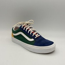 Vans Old Skool Yacht Club Shoes Color-block Suede Skate Sneakers Women s Sz 6.5