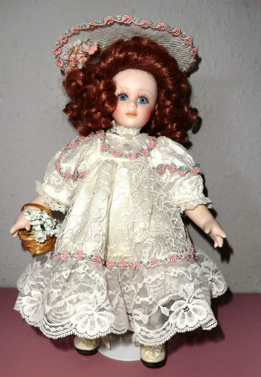 Wunderschöne Porzellanpuppe von Maryse Nicole für The Franklin Mint, limitiert