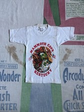 Vintage 60  s Mammoth Cave Kentucky Souvenir T Shirt Youth Small 2T