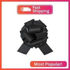 12" Large Black Gift Bow,1pcs Glitter Big Gift Bow Big Bow for Bike Bow for Pres