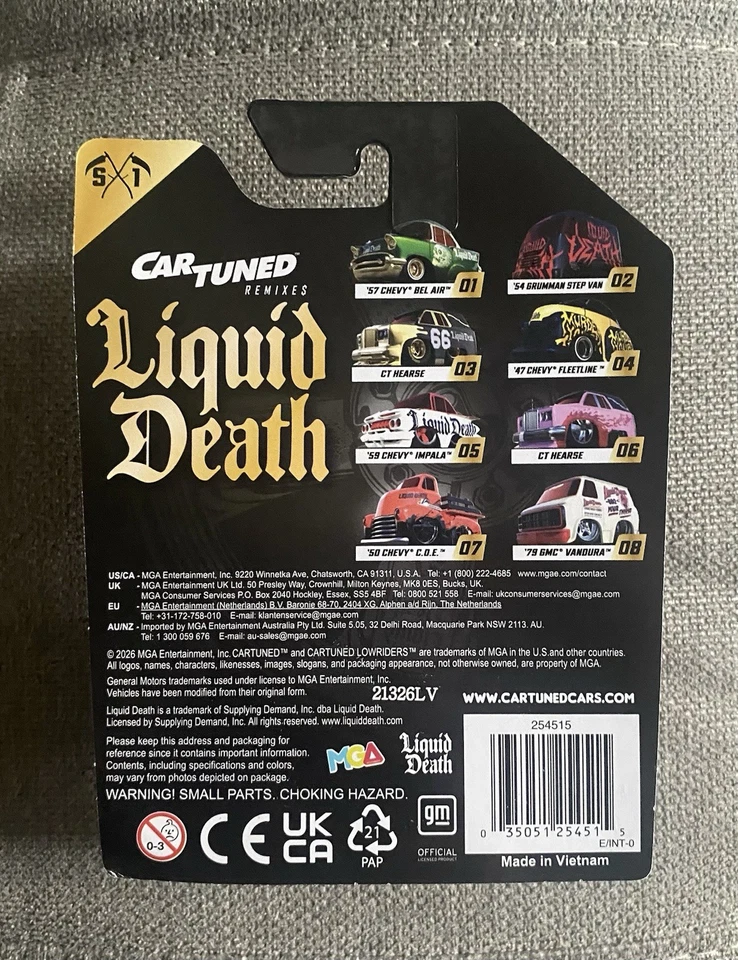 MGA Car Tuned Liquid Death CT HEARSE 06 Series 1 Die-cast - Image 2 of 2