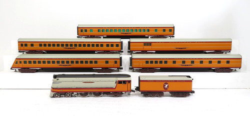 Weaver Latón 3 Rieles Milwaukee Road Hiawatha Loco con Juego de Pasajeros Nuevo en Caja 13120  | Zustand: Used