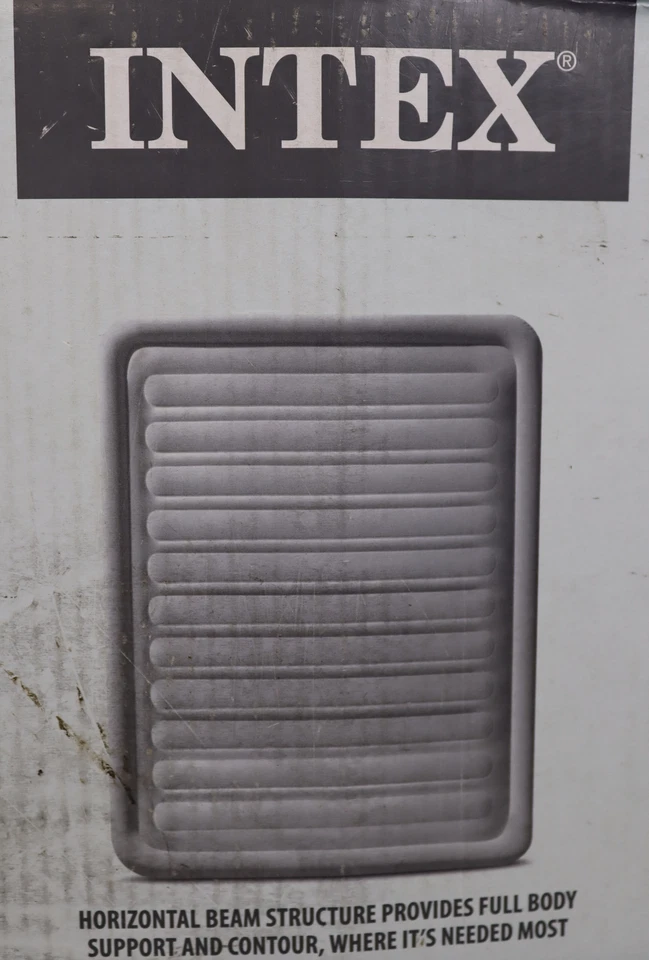 Intex 64413ED Elevated Dura Beam Fiber Tech Airbed with Built in Pump Queen - Image 3 of 4