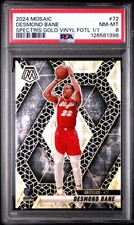 Desmond Bane 2024-25 Panini Mosaic Spectris Gold Vinyl FOTL 1/1