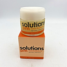 Avon Solutions PM Total Radiance NIGHT Cream 1.7 fl oz NOS in Box 2009