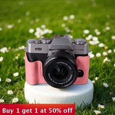 For Fujifilm X-T30 XT30 XT30II XT30III Camera Bag Leather Dock Case Base Cover
