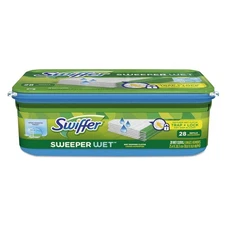 Swiffer 82856 Wet Refill Cloths, Open Window Fresh, Cloth, 10 x 8, 28 ct 6 BOXES