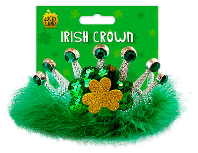 St Patrick's Day Green Irish Crown