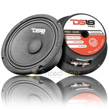 DS18 PRO-GM6 6.5 Inch Classic Midrange Loud Speakers 8 Ohms 480 Watts Max 2 Pack