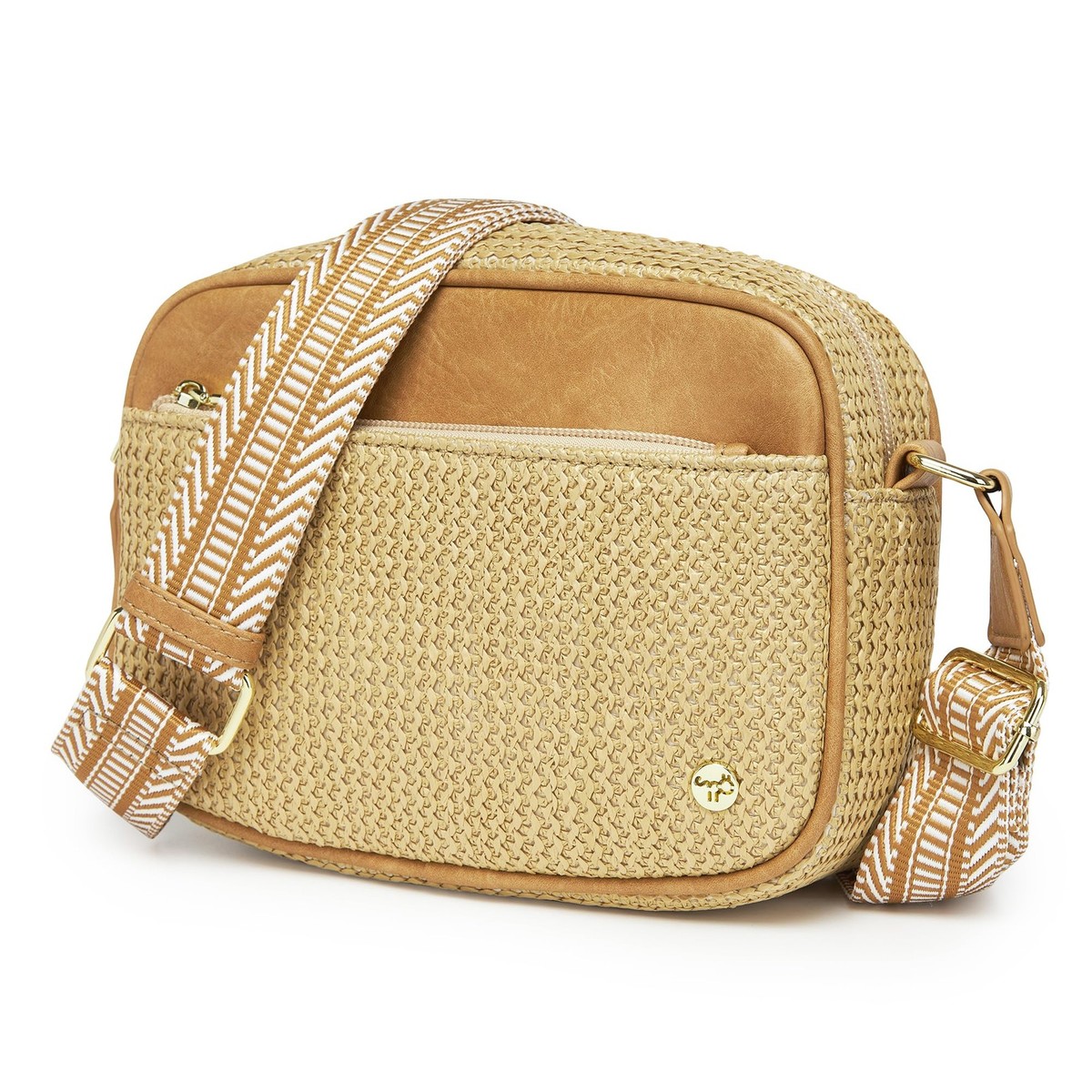 Straw Crossbody Bag Womens Small Woven Summer Purse Handheld Beach Accessory Deago Women Summer Straw Crossbody Bag Beach Handmade Woven  main image 3