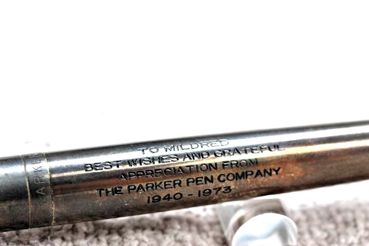 Parker Gold, 14K Nib Sterling Silver Collectible Fountain Pens for