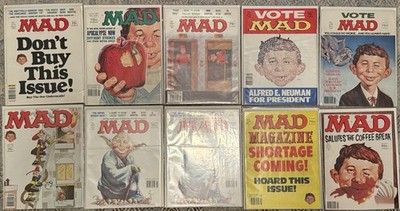 Mad Magazine #216-225 1980-81 VF 10 Issues Yoda Election Apocalypse C32#05