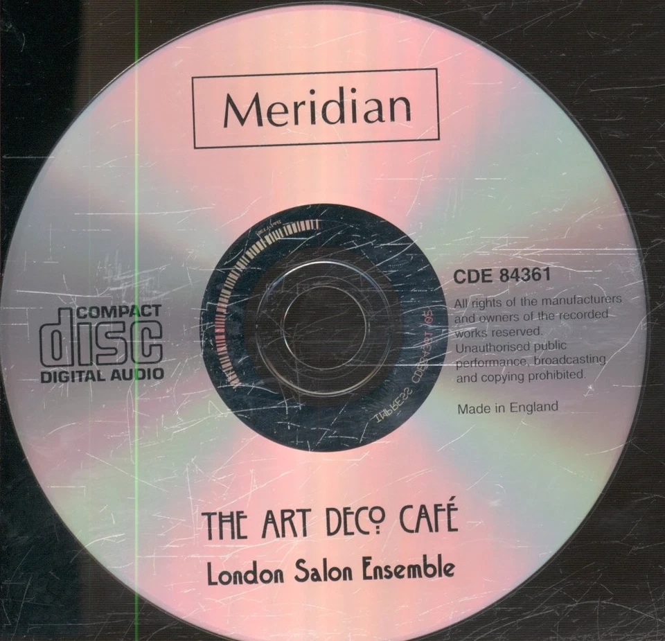 CDE84361 London Salon Ensemble Art Deco Café CD UK Meridian 1998 CDE84361 - Bild 4 von 4