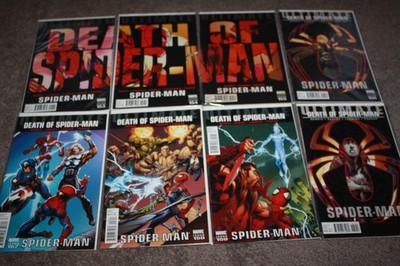 Ultimate Spider-Man 'Death of Spider-Man' 153 -160  Variant Cover Marvel Comics