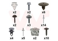 Montagesatz StoßFäNger VAN Wezel 4414794 FüR Mercedes Citan GroßRaumlimousine 3