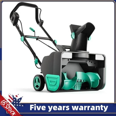 GRVEE 40 v Cordless Snow Blower 20" Electric Snowblower with 4.0Ah Battery Brushless