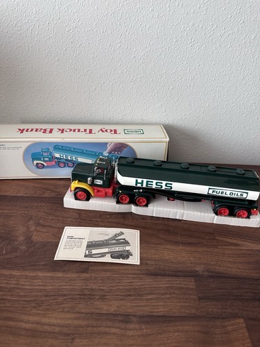 1984 Hess Truck Bank Fuel Oil Gasoline Tanker