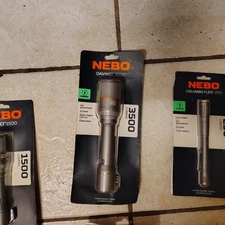 NEBO DaVinci 3500 Rechargeable Flashlight - Gray  New Fast FREE Priority Ship ✈️
